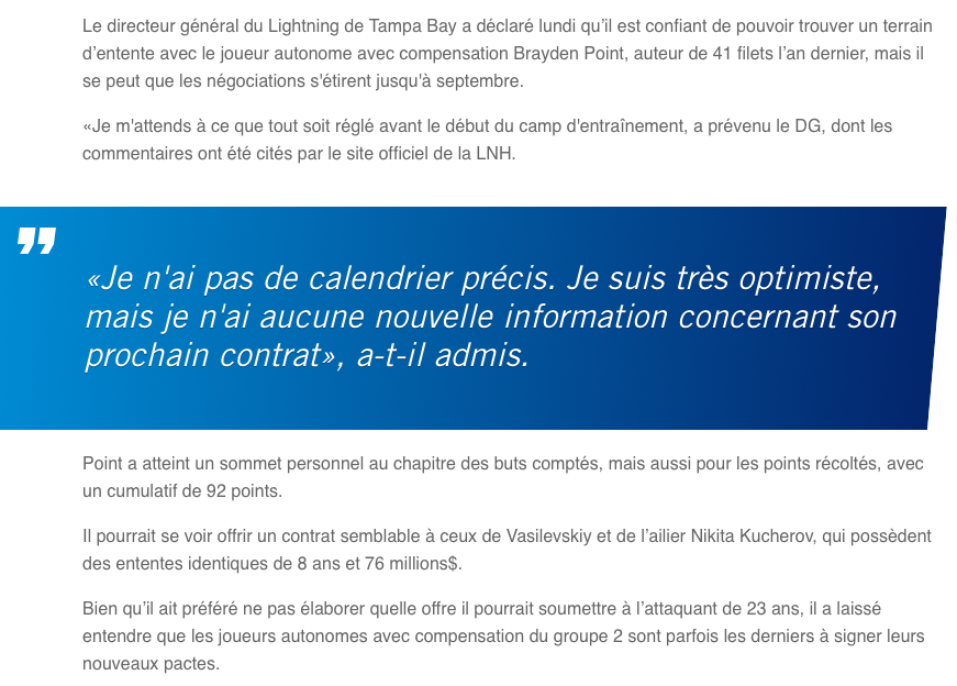 Julien Brisebois est CHANCEUX en SALE...que Point ait REJETÉ le CH...