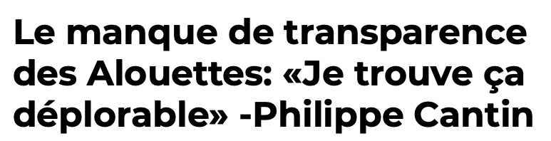 La CFL a COPIÉ le MODÈLE de Geoff Molson et Marc Bergevin....