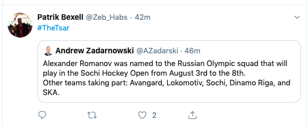 La KHL tente de convaincre Alex Romanov...