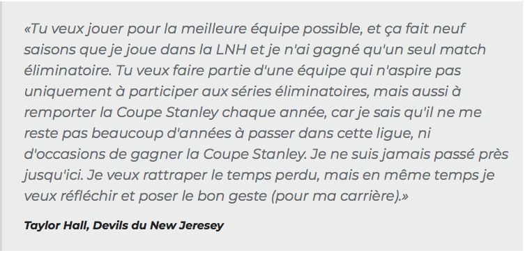 Le DG des Devils n'a pas pris de chance pour PK Subban...