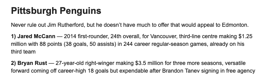 Les offres se succèdent pour Jesse Puljujarvi.