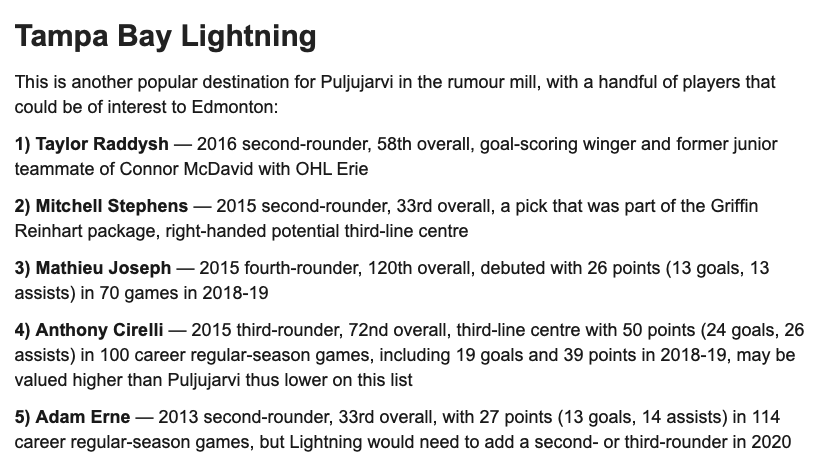 Les offres se succèdent pour Jesse Puljujarvi.