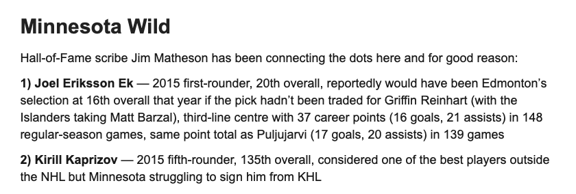 Les offres se succèdent pour Jesse Puljujarvi.