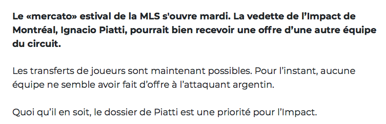 L'IMPACT pourrait NUIRE à Marc Bergevin....