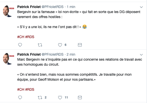 Marc Bergevin est COCKY en SALE...