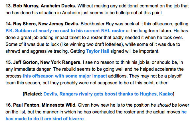 Marc Bergevin pas encore sur le HOT SEAT, mais...