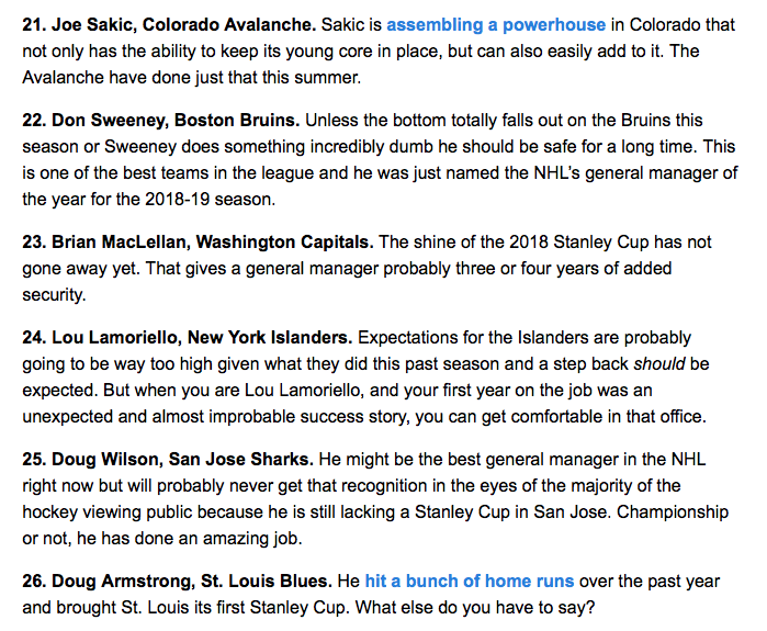 Marc Bergevin pas encore sur le HOT SEAT, mais...