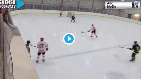 Mattias Norlinder sait monter la PUCK....