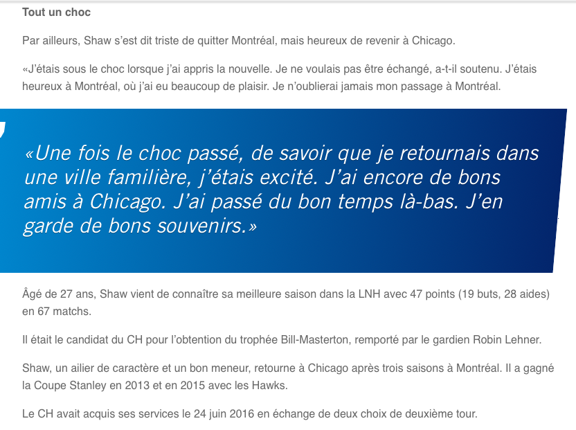 Max Domi a versé une larme..