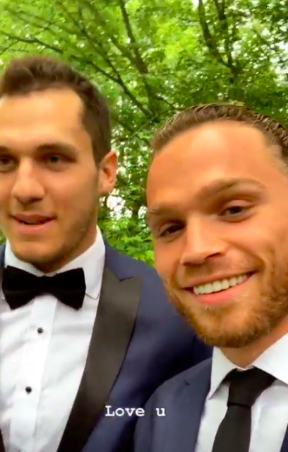 Max Domi au mariage de Bo Horvat...imaginez si...