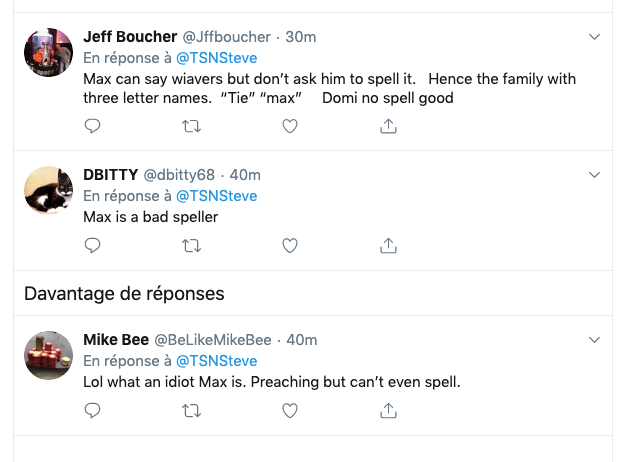 Max Domi se fait NIAISER en SALE...