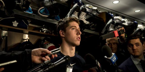 Mitch Marner ne veut rien savoir....