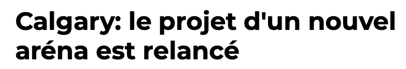 On voudrait dire aux gens de Houston...et ceux de Québec....