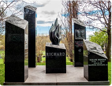 Pour VANDALISER la TOMBE du GRAND Maurice Richard......