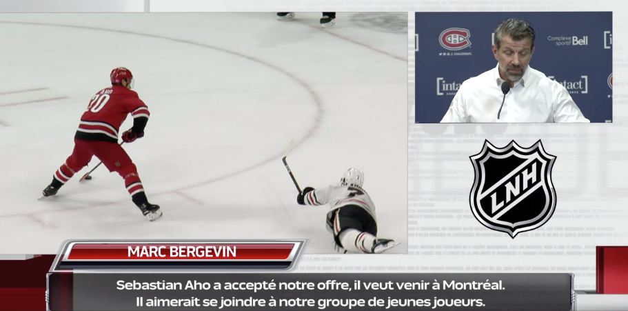 Sebastian Aho VEUT JOUER à MONTRÉAL!!!