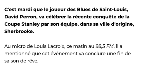 Seulement 12 heures avec la COUPE??????