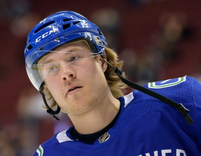 Brock Boeser veut plus de CASH que Timo Meier...