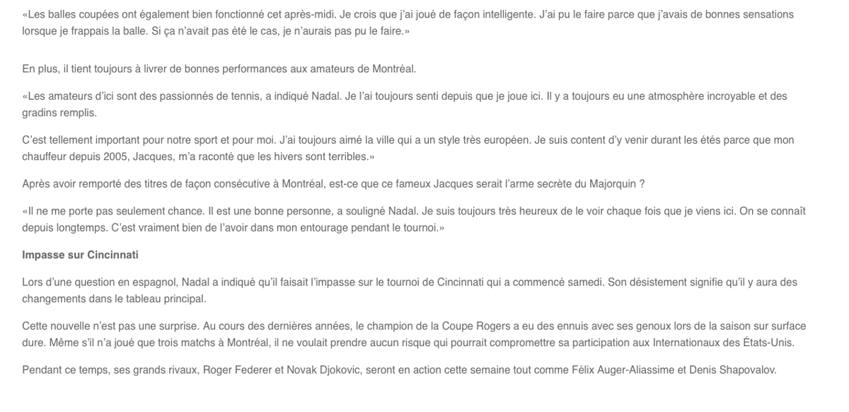 Ça nous a fait CHAUD au COEUR....