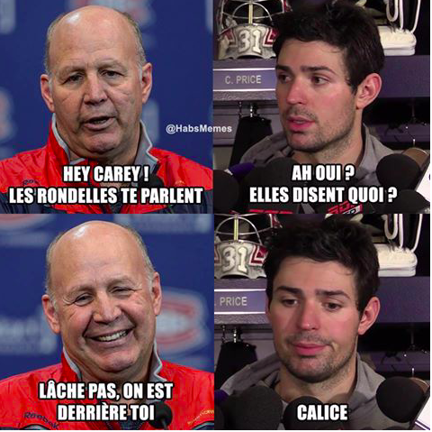 Carey Price doit être TANNÉ en SALE...