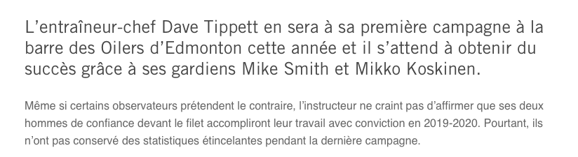 Dave Tippett est SAOUL!!!!!!