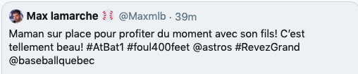 Et après, on tente de dire à la MLB qu'on est une province de BASEBALL