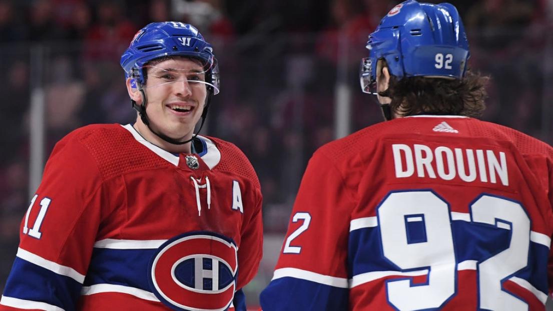 Interchanger Jonathan Drouin et Tomas Tatar..