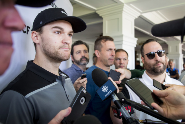 Jonathan Drouin...toujours la PEUR au VENTRE....