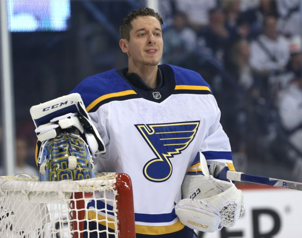 Jordan Binnington trouve qu'il s'est fait crosser...