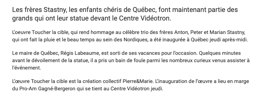 KOSSÉ ÇA???? Une STATUE de CARTON!!!!!