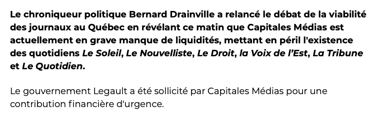 La MORT de la PRESSE ÉCRITE....