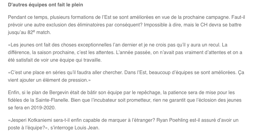 Le CH BOUDÉ? Ou Marc Bergevin?