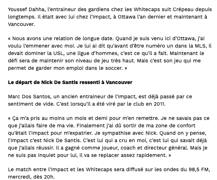Le mauvais gardien qui a été échangé...