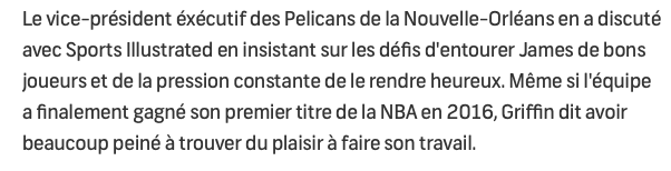 LeBron James DÉTRUIT par son ancien DG....