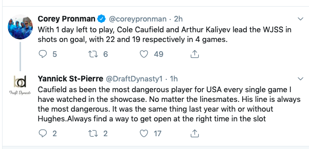 Les HATERS qui disaient que...Cole Caufield...