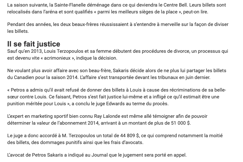 N'achetez JAMAIS des billets de saison avec votre BEAU-FRÈRE...