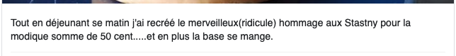 On a recréé la STATUE des Stastny....HAHAHAHAHAHAHA!!!!