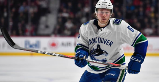 On peut comprendre qu'il n'y a aucun STRESS dans le dossier de Brock Boeser....