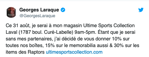 On peut dire bien des choses sur Georges Laraque...mais...