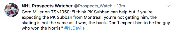 PK Subban a beau s'entraîner comme un malade...