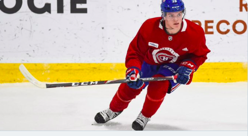 Ryan Poehling doit être en TA...