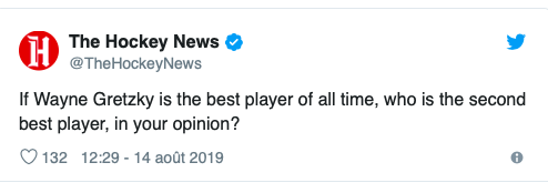 Seuls les Québécois pensent que Mario Lemieux est le PLUS GRAND JOUEURS DE TOUS les temps..