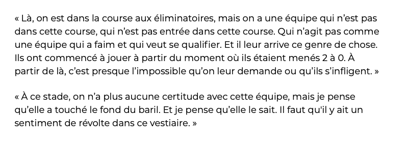 Un petit BREAK pour Marc Bergevin....