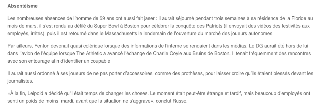 WOW...Le DG du Wild, était vraiment une MERDE...