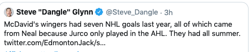 À quel point Connor McDavid doit être en TABARN....
