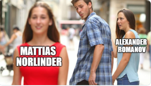 Alex Romanov doit être JALOUX en TA...de Mattias Norlinder..