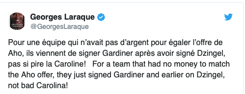 Au tour de Georges Laraque de RIRE de Marc Bergevin...