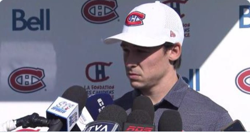 Charles Hudon commence l'année avec une attitude de MERDE...