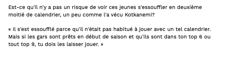 Essaie pas Daniel Brière...