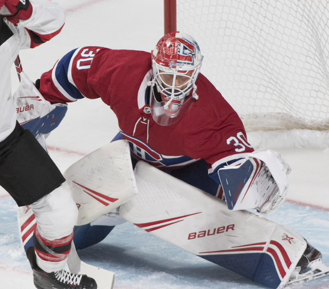 HAHA...Cayden Primeau a perdu des bouts...