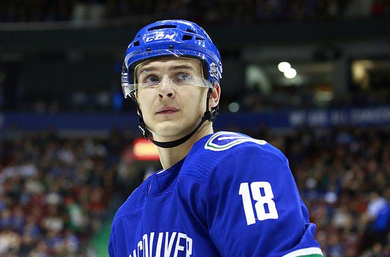 Jake Virtanen est à DONNER à Vancouver....
